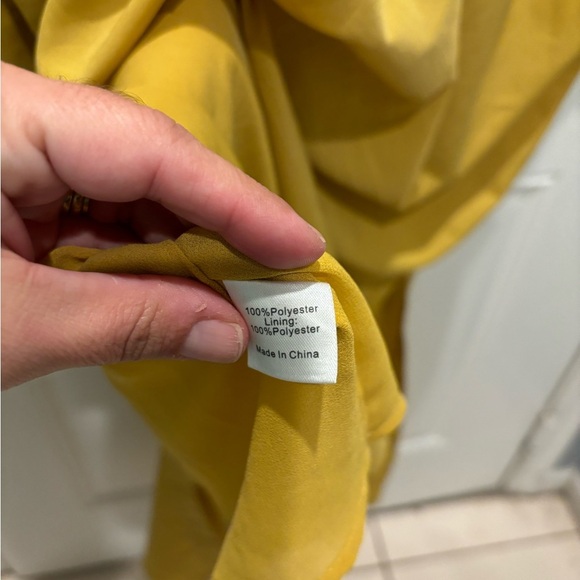 Tuckenuck mustard caftan dress size L - Picture 4 of 4